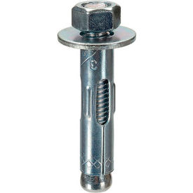 Sleeve Anchor - 1/4" x 2-3/4" - Round Head - Steel - Zinc - Pack of 100