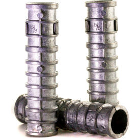 Lag Screw Shield - 5/16" x 1-3/4" - Long - Steel - Zinc - Pkg of 100