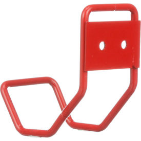 Steel Jug Wall Hook, 4"W x 4-1/4"D x 2-1/2"H, Red