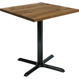 KFI 30" Square Counter Table With Vintage Wood, Natural