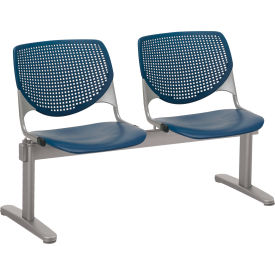 Beam Seating Guest Chairs - 2 Seater - Navy