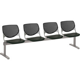 Beam Seating Guest Chairs - 4 Seater - Black