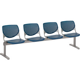 Beam Seating Guest Chairs - 4 Seater - Navy