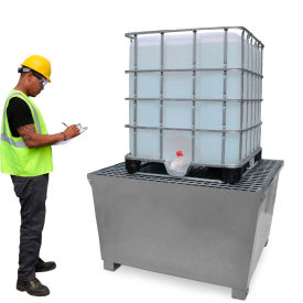 Ultra-IBC Spill Pallet - Steel IBC Spill Pallet - 370 Gallon Capacity