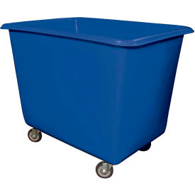 Poly Truck, 14 Bu, Blue, Metal Base, All Swivel - Blue - 14 Bu