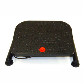 Footrest with Pneumatic Height Adjustment - Black
