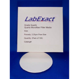Quartz High Purity SiO2 High Heat 2.2um Binderless Glass Microfiber Filter 4.25cm, 100/PK