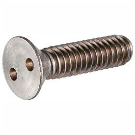 4-40 x 1" Security Machine Screw - Flat Spanner Head - 18-8 Stainless Steel - FT - UNC - 100 Pk