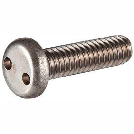 M4 x 0.7 x 6mm Security Machine Screw - Pan Spanner Head - 18-8 Stainless Steel - UNC - 100 Pk