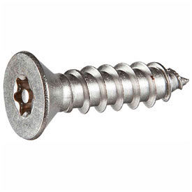 1-1/4" Security Sheet Metal Screw - Flat Torx Head - Steel - Black Oxide - USA - 100 Pk