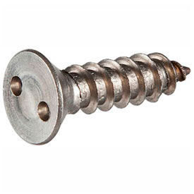 6AB x 1-1/4" Security Sheet Metal Screw - Flat Spanner Head - 18-8 Stainless Steel - USA - 100 Pk