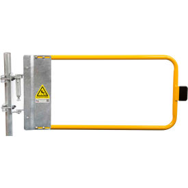 Self-Closing Safety Gate, 46.5" - 50" Length, Safety Yellow