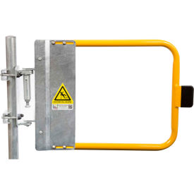 Self-Closing Safety Gate, 28.5" - 32" Length, Safety Yellow