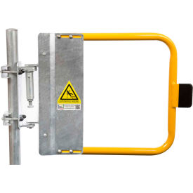 Self-Closing Safety Gate, 25.5" - 29" Length, Safety Yellow