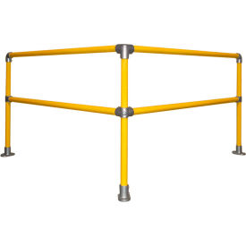 Galvanized Steel Kwik Kit Railing System, 6' x 6' Corner Kit