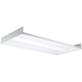 Contemporary LED 2x4 Recessed Troffer, 40W, 4400L, 3500K, 0-10V Dim, DLC