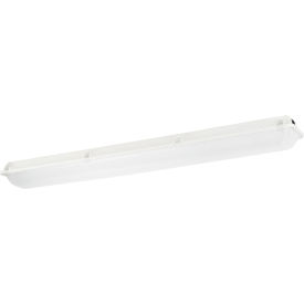 8' LED Enclosed and Gasketed Light Fixture, 94W, 10000 Lumens, 4000K, Ribbed Lens, 0-10V Dimming, DLC Listed