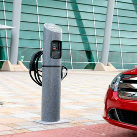 Surface Mount Electrical Vehicle Charging Station, 2 Connections