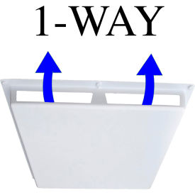ELMDFTCOMDEF3457 Commercial Air Deflector Vent Cover for 24" x 24" Diffusers