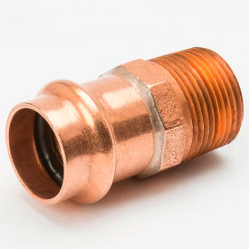 2" Copper Press X MPT W/Male Adapter