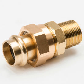 1" Copper Press X MPT W/Union