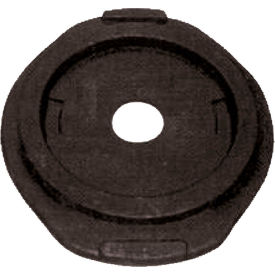 Traffic Barrel Drum Base, 25 Lb., Recycled Rubber Base, Round