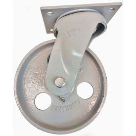 Heavy-Duty Swivel Caster - Semi-Steel 8" Dia. - 2000 Lb. Capacity