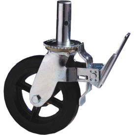 Scaffold Swivel Caster - 8" Dia. x 1-3/8" Stem - 500 Lb. Capacity