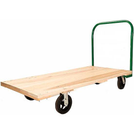 Fairbanks Hardwood Platform Truck - 30" x 60" - 8" Polyurethane