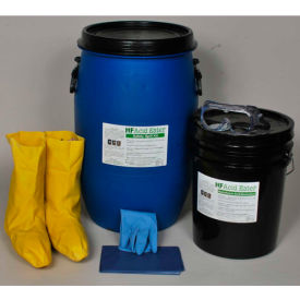 Spill Wizards HF Acid Eater Absorber Spill Kit, 15 Gallon