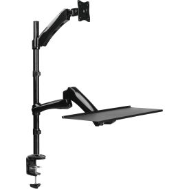 Single Monitor Sit-Stand Workstation
