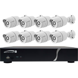 8-Channel HD-TVI DVR and 8 Bullet Camera Kit, 2TB