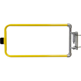 Universal Self-Closing Safety Gate, 15" - 44" Length, Safety Yellow