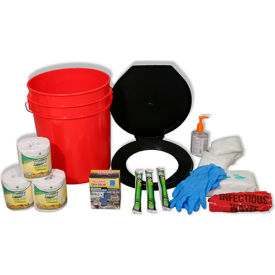 Toilet Bucket Kit, 4-10 persons