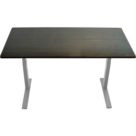 Electric Adjustable Height Sit-Stand Desk Workstation - Gray