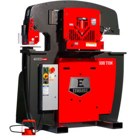 100 Ton Ironworker - 3 Phase, 230V w/ Hydraulic Accessory Pack - IW100-3P230-AC600