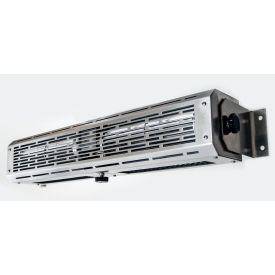 PTW Series Drive Thru Unheated Air Curtain W/ 24" Wide Door, Silver