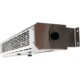Drive Thru Electric Heated Air Curtain with 24" Wide Door, Silver