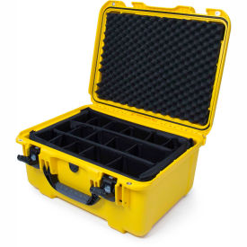 Airtight Watertight Case with Dividers - 19-7/8"L x 16-1/8"W x 10-1/8"H - Yellow