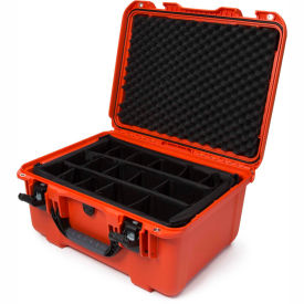 933 Series Airtight Watertight Case w/Dividers 19-7/8"L x 16-1/8"W x 10-1/8"H Orange