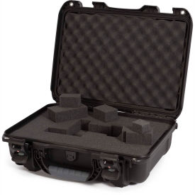 Airtight Watertight Case with Foam - 18-5/8"L x 14-3/8"W x 6-5/16"H Black