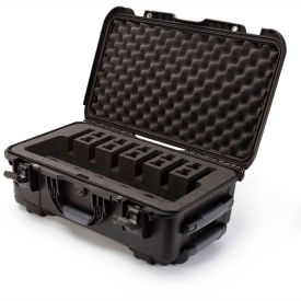 Nanuk Pistol Case with Foam Insert - 6 Pistol Cap. - 22"L x 14"W x 9"H - Black