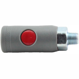 Industrial Safety Coupler 1/4" MNPT