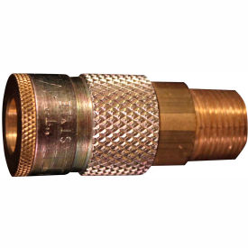 T Style Automotive Coupler 3/8" MNPT 10 Pack