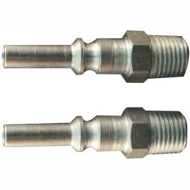 L Style Lincoln Plug 1/4" MNPT 2 Pack