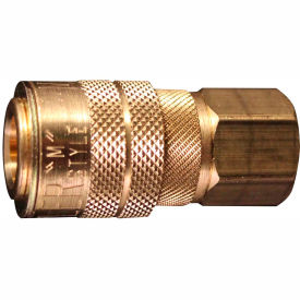 Industrial Coupler with Drag Guard 1/4" FNPT 10 Pack