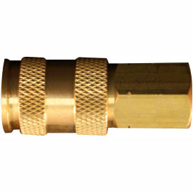 1/4" FNPT V Style High Flow Coupler