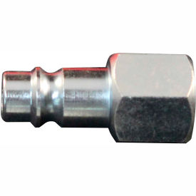 V Style High Flow Steel Plug 1/4" FNPT 2 Pack