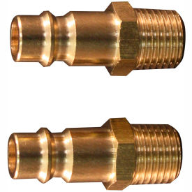 V Style High Flow Plug 1/4" MNPT 2 Pack