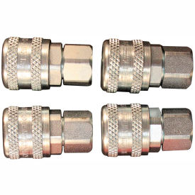A Style ARO Coupler 1/4" FNPT 4 Pack